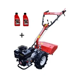 Motocultor Rotakt MF360, 6.5 CP, benzină + Freză de pământ TI360 + 2 x Ulei Rotakt SAE 15W-40